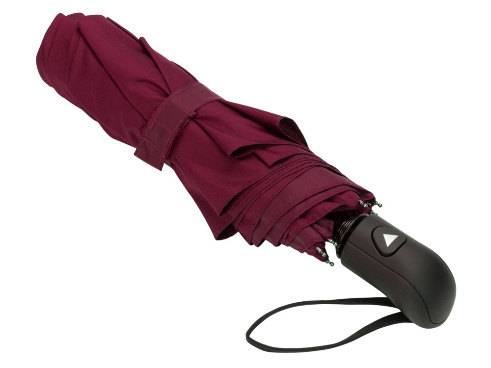 Зонт-полуавтомат складной Roof с куполом из переработанного пластика