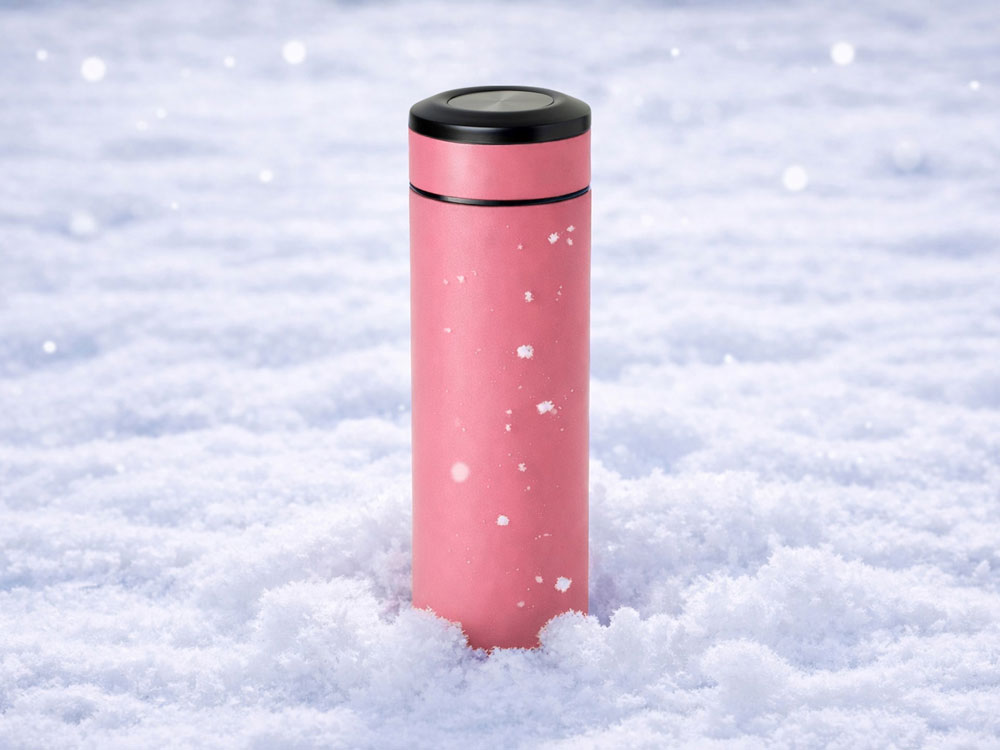 Термос Confident с покрытием soft-touch