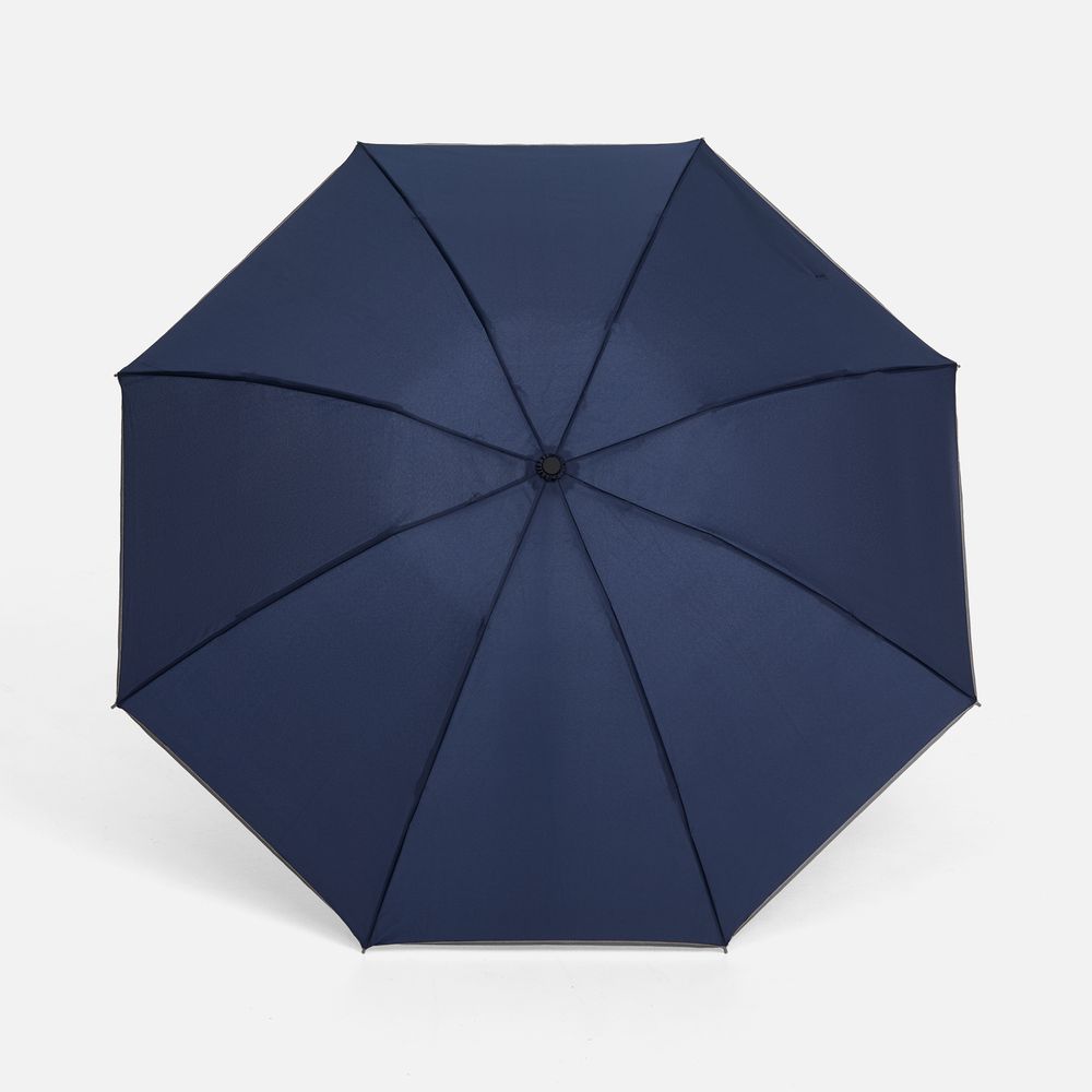 Зонт наоборот складной Futurum со светоотражающим кантом