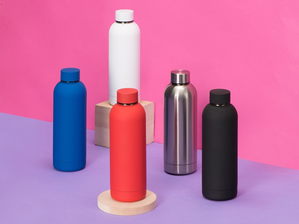 Вакуумная термобутылка с медной изоляцией  Cask, soft-touch, 500 мл