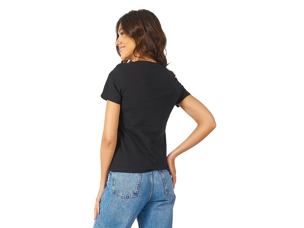 Футболка Heavy Super Club женская с V-образным вырезом