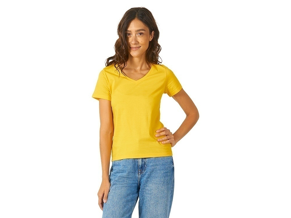 Футболка Heavy Super Club женская с V-образным вырезом