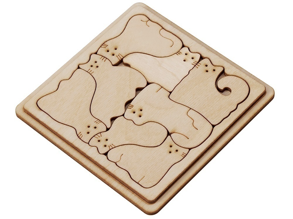 Деревянная головоломка Catgram