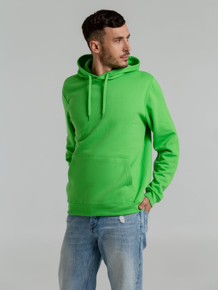 Толстовка с капюшоном Snake II ярко-зеленая