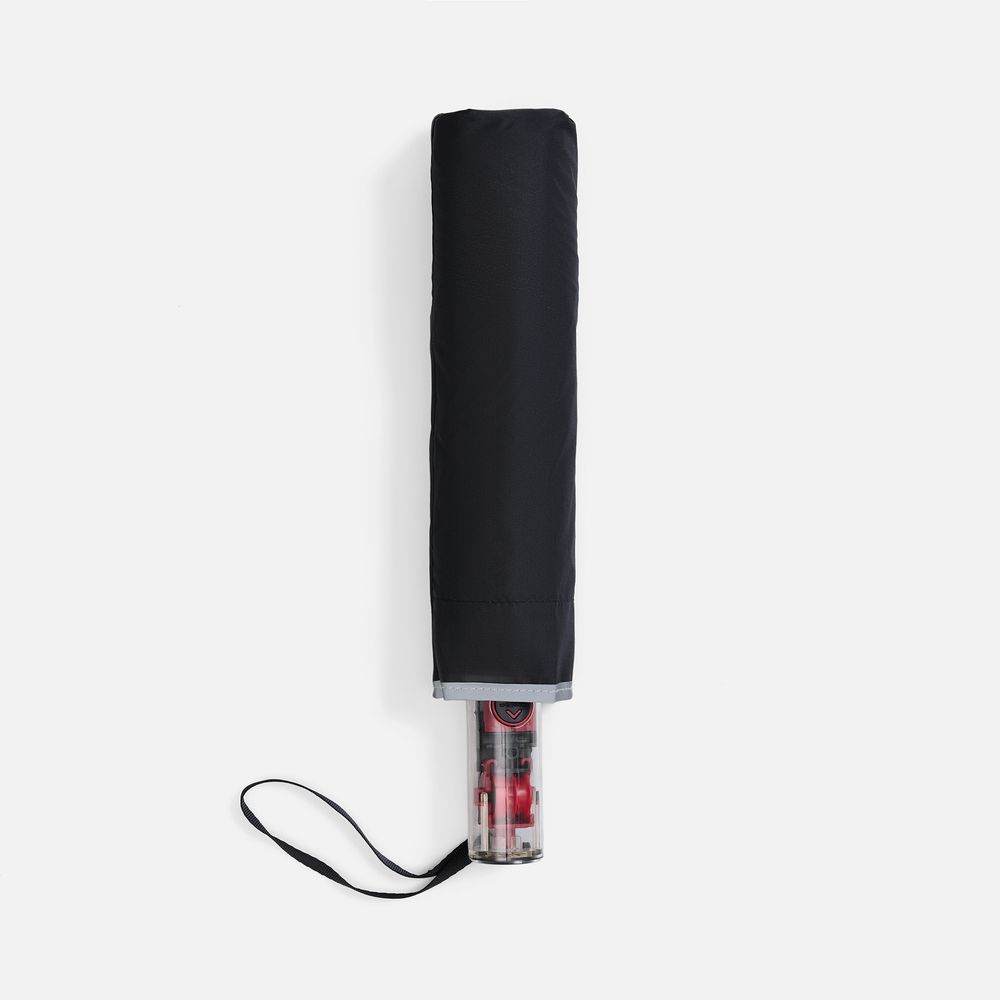 Зонт наоборот складной Futurum со светоотражающим кантом