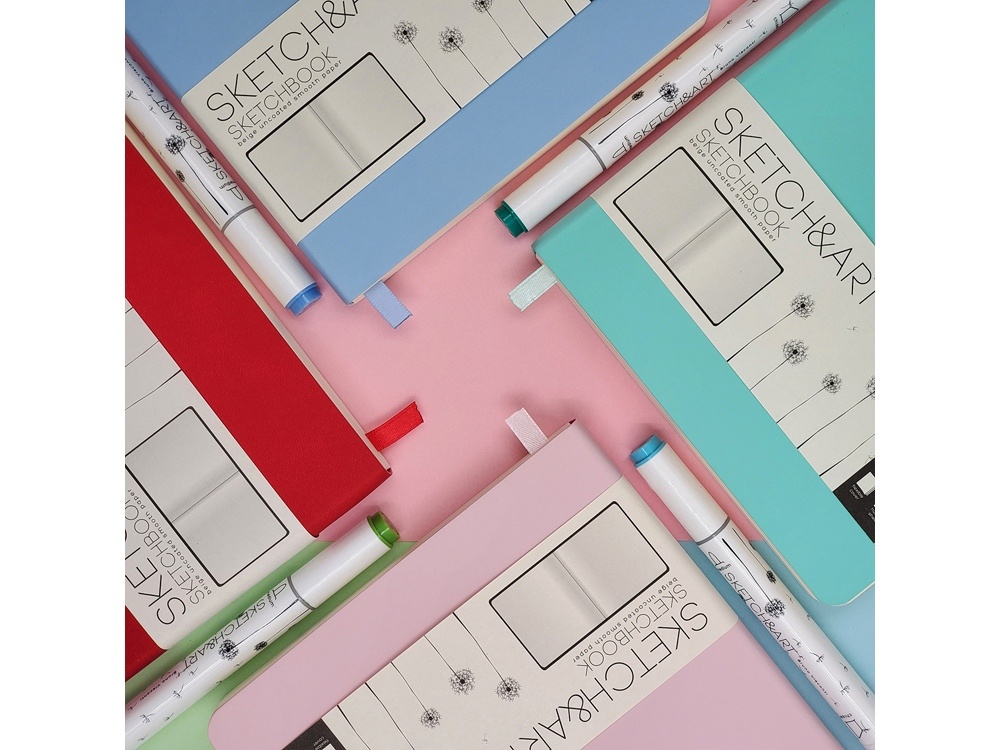 Скетчбук Sketch & Art 100 г/м2, soft-touch