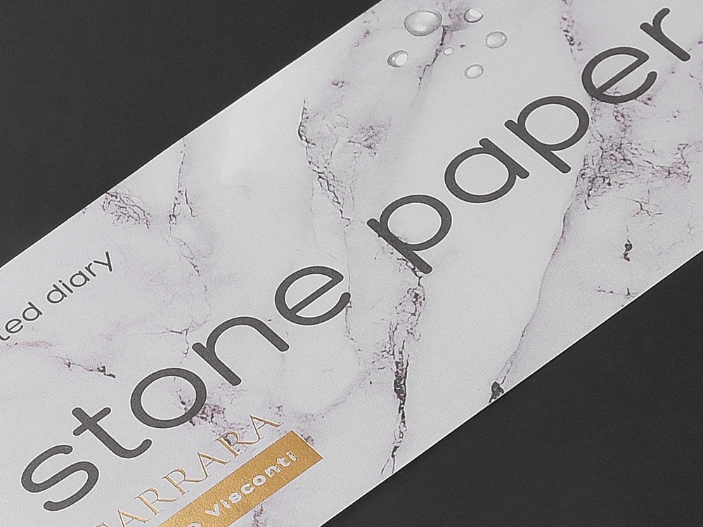 Ежедневник с каменной бумагой недатированный А5 Carrara