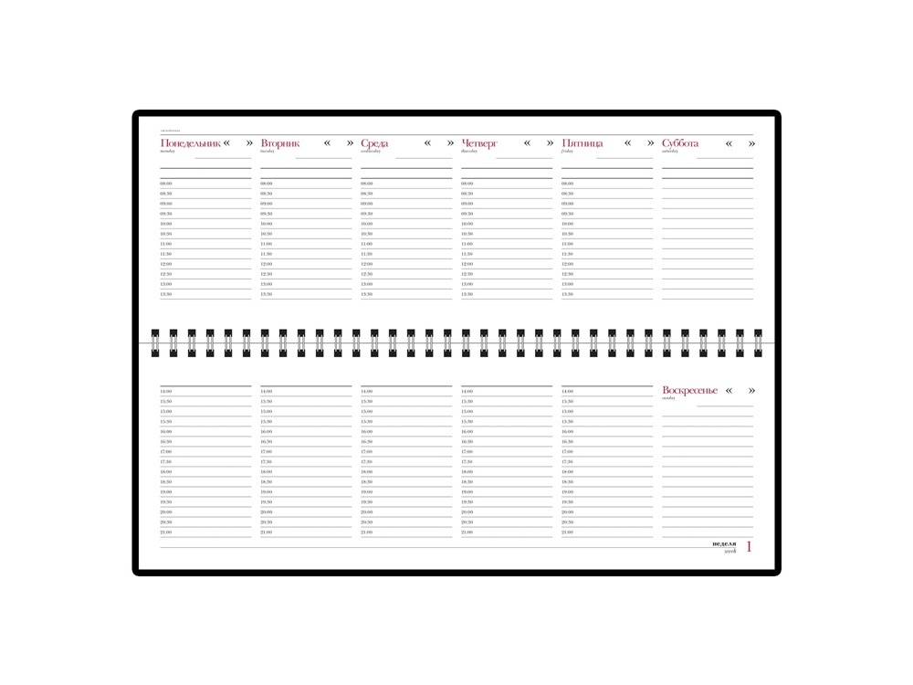 Планинг недатированный Sidney Nebraska